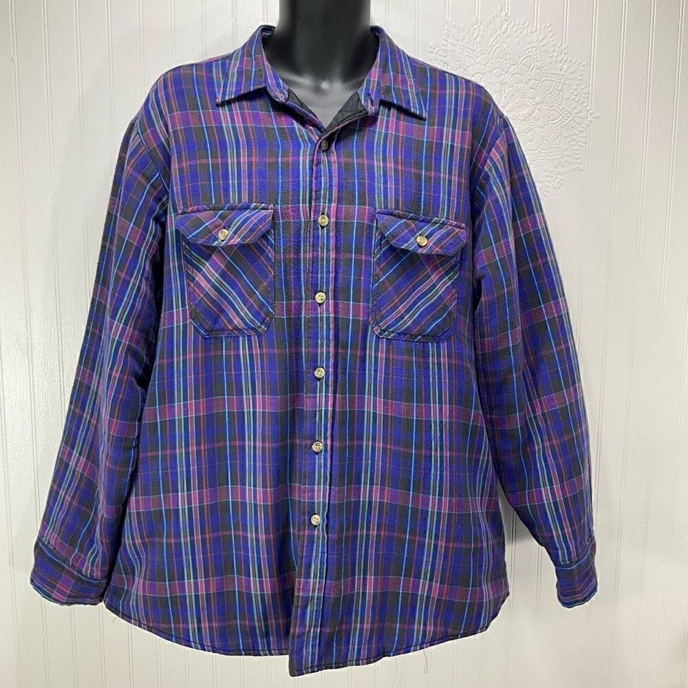 VINTAGE WOOLRICH Quilt Lined Flannel